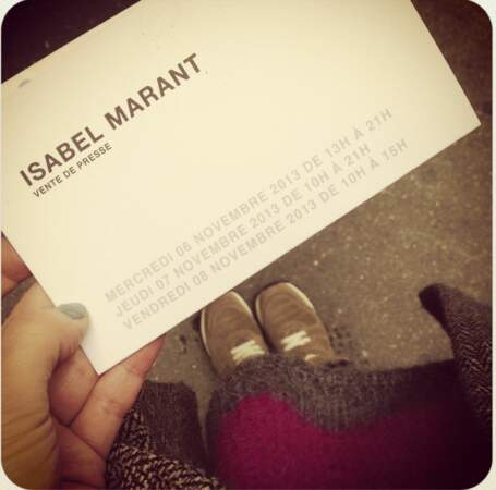 Le carton d'invitation Isabel Marant ou le saint Graal des fashionistas !