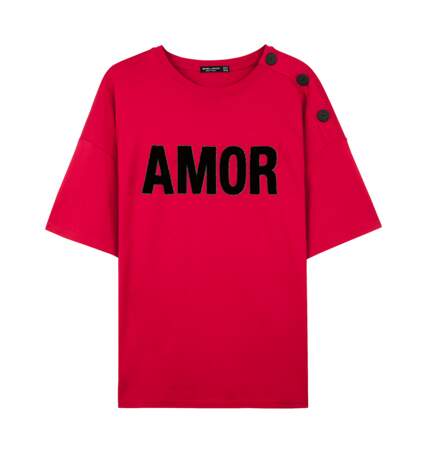 Tee-Shirt Amor, 15,99 €, Bershka