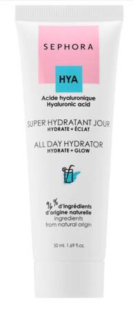 Super hydratant jour Hydrate + Eclat, Sephora, 14,99 € (disponible en juin)