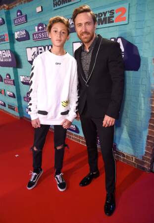 MTV EMA 2017 - David Guetta et son fils Tim Elvis