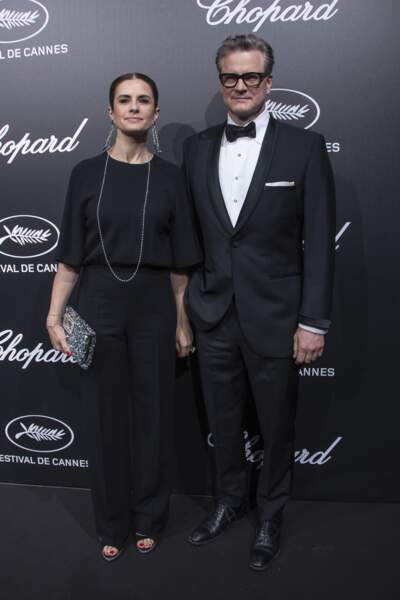 Colin Firth et Livia Giuggiol au Trophée Chopard