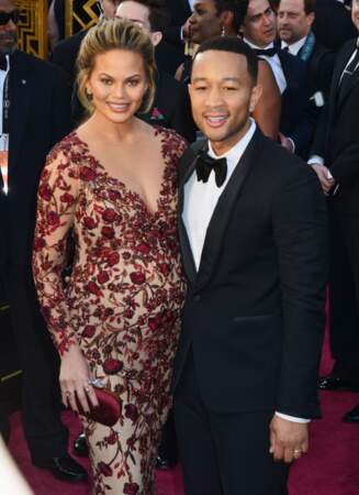 John Legend et sa femme enceinte Chrissy Teigen