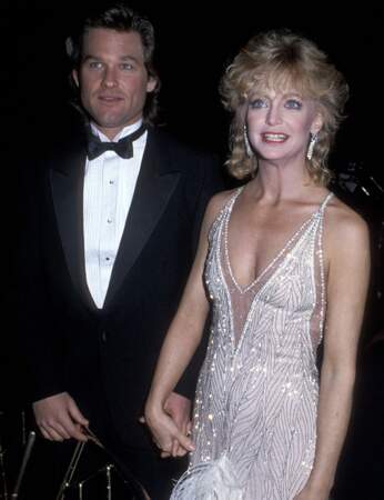 Goldie Hawn et Kurt Russell en 1985