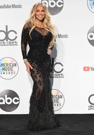 Mariah Carey fait sensation sur le tapis rouge