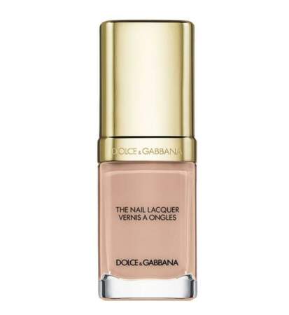 Shopping "The intense nail lacquer", couleur pure nude, Dolce and Gabbana, 20,40€