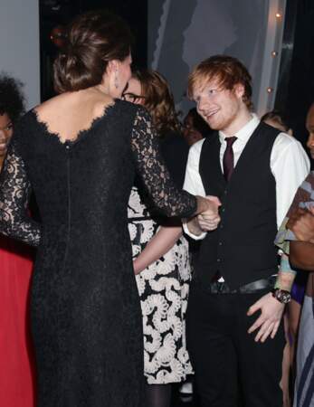 Kate Middleton et Ed Sheeran 