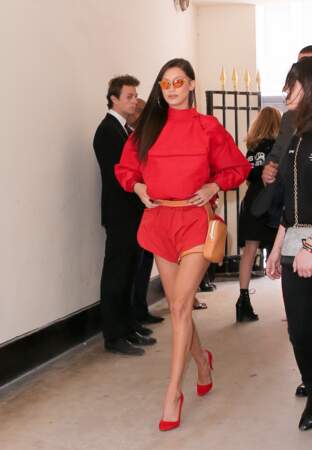 Fashion week Hommes, défilé Louis Vuitton : Bella Hadid