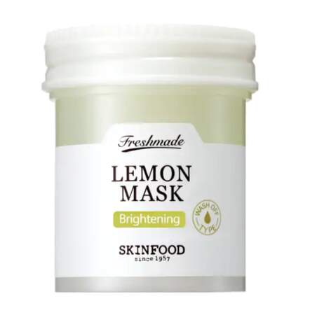 Masque aux extraits de citron frais, Skinfood, 12,50€