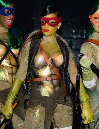Rihanna est verte : On ne plaisante pas avec les tortues Ninja !