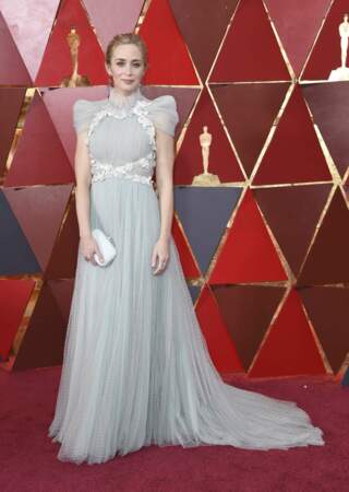 Emily Blunt à la 90e cérémonie des Oscars, à Los Angeles le 4 mars 2018