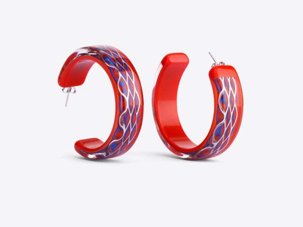 Kenzo x H&M : boucles d'oreilles, 29,99€