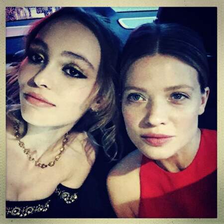 Mélanie Thierry a posté un selfie complice avec Lily-Rose Depp