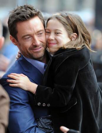 Hugh Jackman et sa fille Ava