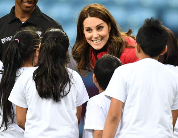 Kate Middleton a rencontré les enfants du programme Coach Core