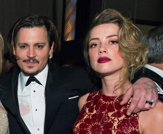 Entre Johnny Depp et Amber Heard, ça a commencé avec Rhum Express mais gros faux-pas avec du vin sur la chemise