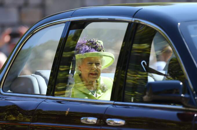 L'arrivée de la reine Elizabeth II