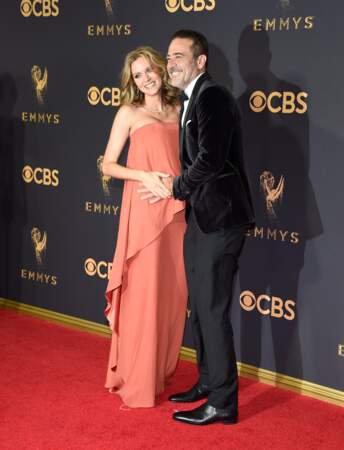 Emmy Awards 2017 : Jeffrey Dean Morgan et sa femme Hilarie Burton attendent un deuxième enfant