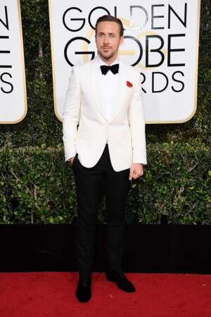 Golden Globes 2017 : Ryan Gosling en Gucci