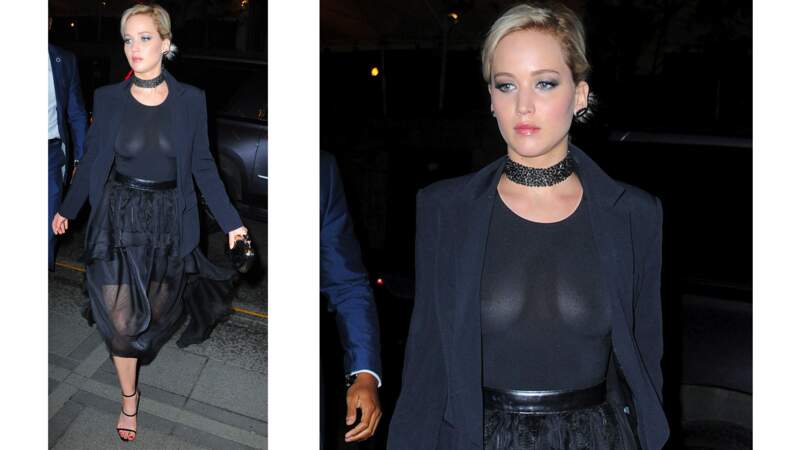 La hot rétro 2016 des accidents de robes les plus sexy : Jennifer Lawrence les seins à l'air parce que POURQUOI PAS