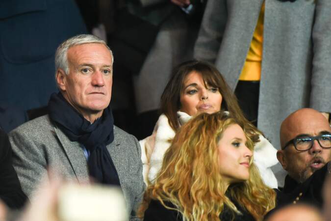 Match PSG - Barcelone : Didier Deschamps et sa femme Claude