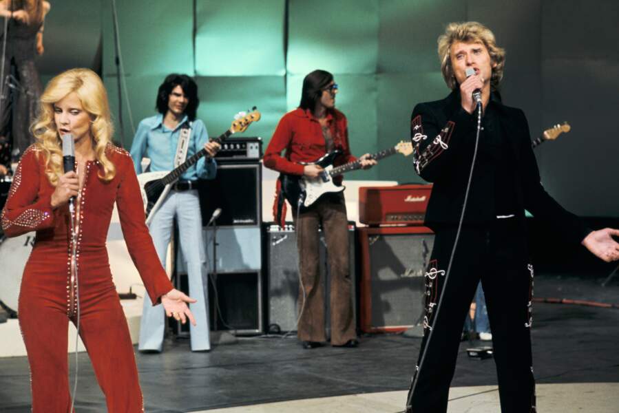Johnny Hallyday et Sylvie Vartan dans les 70's