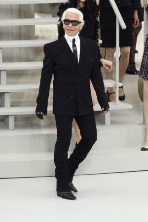 L'évolution physique de Karl Lagerfeld : le créateur en 2008