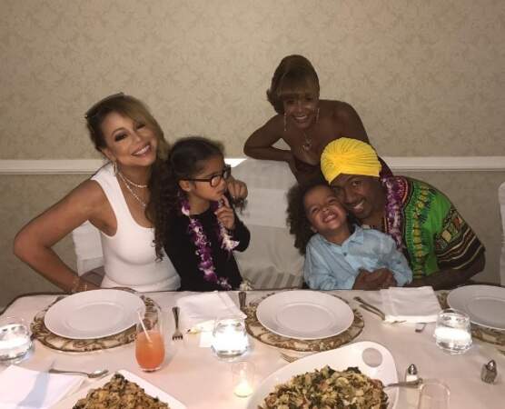 Mariah Carey retrouve son ex-mari et ses deux enfants 