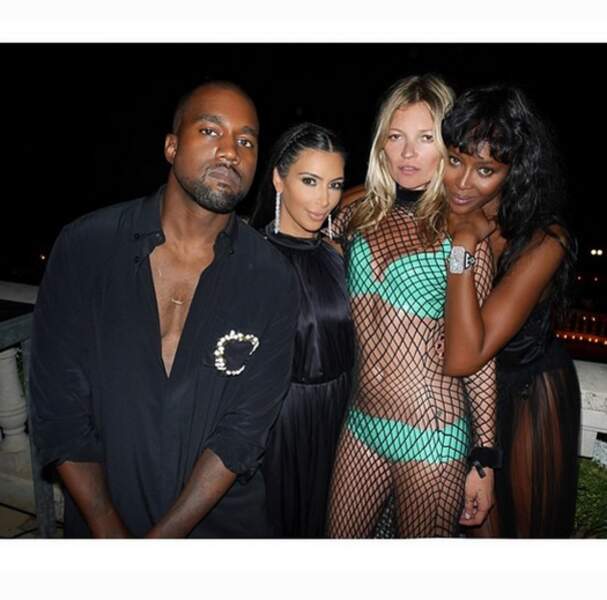 Kanye, Kim, Kate et Naomi