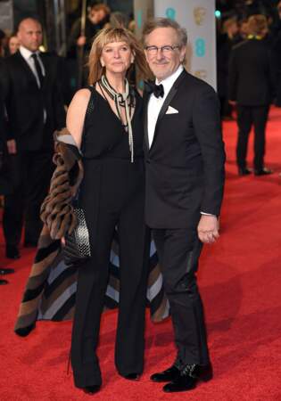 Le réalisateur Steven Spielberg et sa femme Kate Capshaw. D'ailleurs Kate, c'est quoi cette coupe ? 