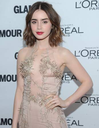 Lily Collins aujourd'hui. 