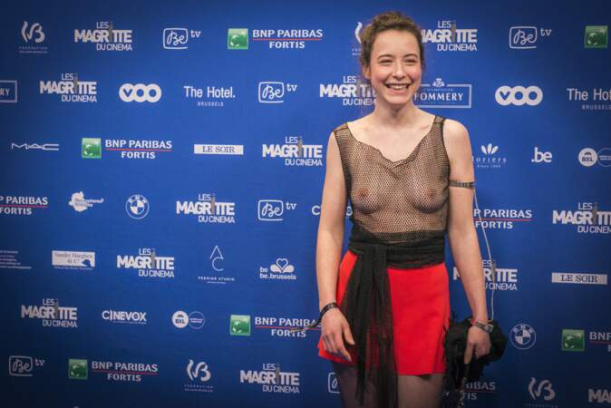 Les Magritte du cinéma 2017 : L'actrice Salomé Richard s'affiche seins nus