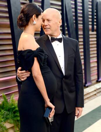 Bruce Willis et sa femme <3