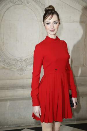 Défilé Dior Haute Couture : Louise Bourgoin aussi était fraîche comme la rosée du matin