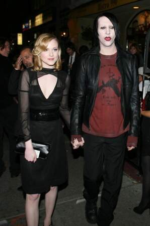 Evan Rachel Wood et Marilyn Manson
