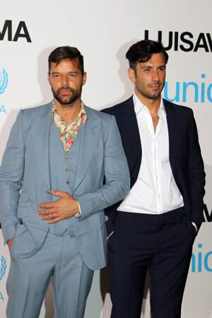 Ricky Martin, au gala de l'UNICEF en Sardaigne, le 10 août 2018