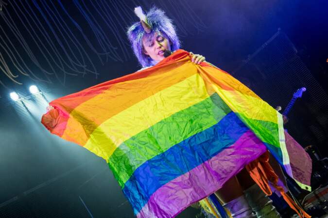 Une licorne engagée dans la lutte pour les droits des personnes LGBT