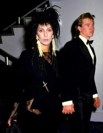 Cher et Val Kilmer en 1985