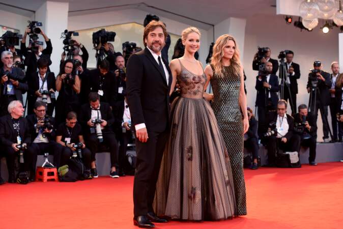 Javier Bardem, Jennifer Lawrence et Michelle Pfeiffer