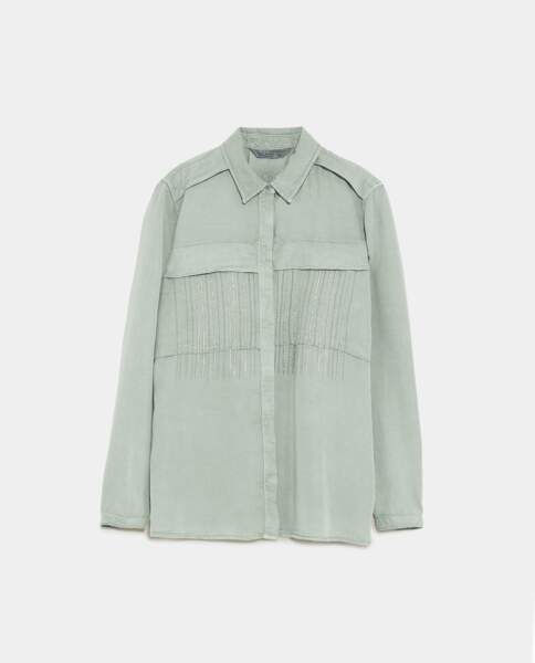 Chemise à franges, Zara, 39,95 EUR