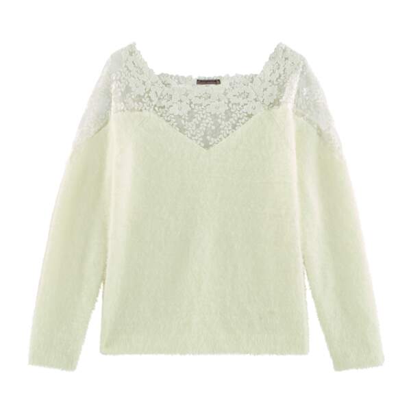 Pull Glace blanc. 39,90 €, RougeGorge