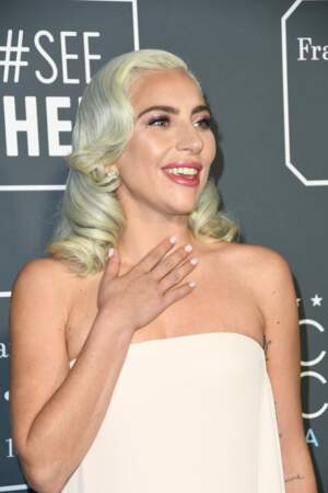 Lady Gaga aux Critics' Choice Awards 2019, à Santa Monica