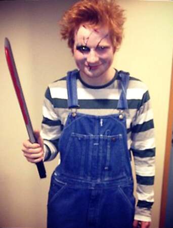 Ed Sheeran, la copie conforme de la poupée tueuse Chucky