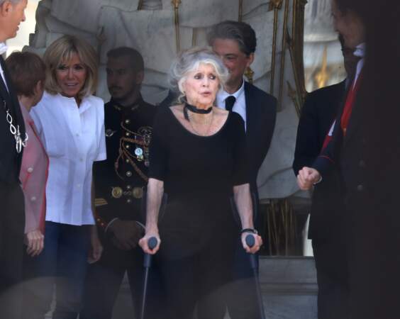Brigitte Macron et Brigitte Bardot à l'Elysée