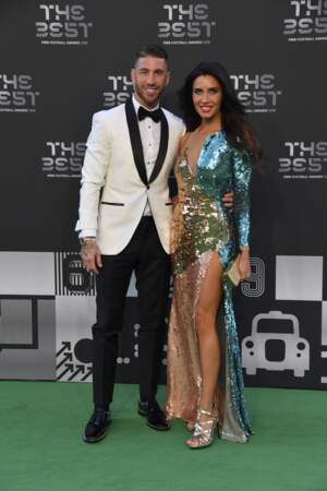 The Best FIFA Football Awards : Sergio Ramos et sa femme Pilar Rubio