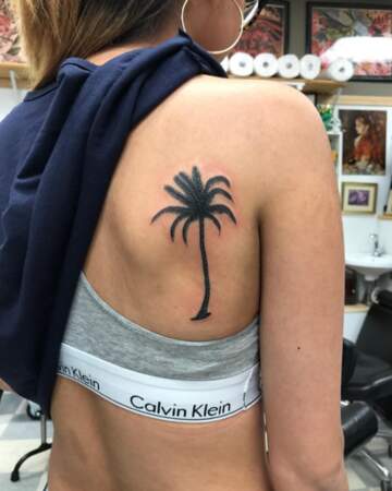Tatouage palmier (c) Lallen Tattoo