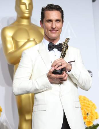 Récemment oscarisé, Matthew McConaughey a gagné ses galons d'acteur qui pèse à Hollywood