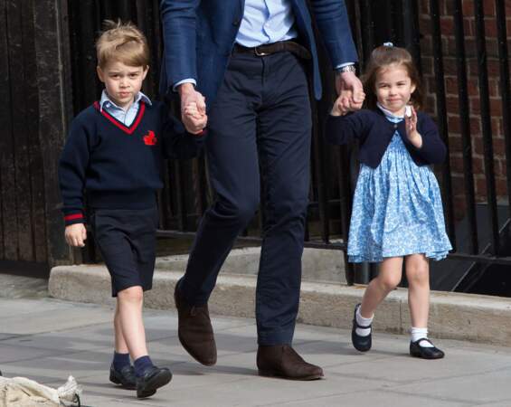 Anniversaire du Prince George - En avril dernier, il se rendait à la maternité pour rencontrer Louis, son frère