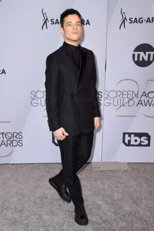 Rami Malek aux SAG Awards 2019, le 27 janvier, à Los Angeles