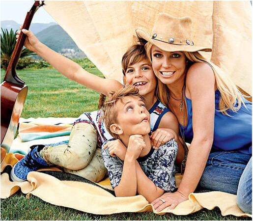 Britney Spears et ses deux fils