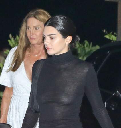 Kendall et Caitlyn Jenner se rendent au restaurant, Los Angeles